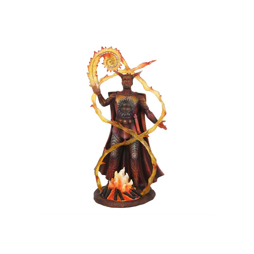 Fire Elemental Wizard Figurine by Anne Stokes