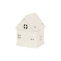 White Gingerbread House Oil Burner