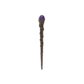 Branch Wand with Purple Sphere