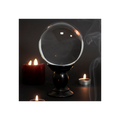 Large Clear Crystal Ball on Stand