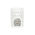 White Matte Cut Out Oil Burner