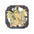 Mabon Dragon Resin Wall Plaque by Anne Stokes