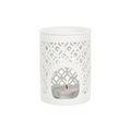 Matte Lattice Cut Oil Burner