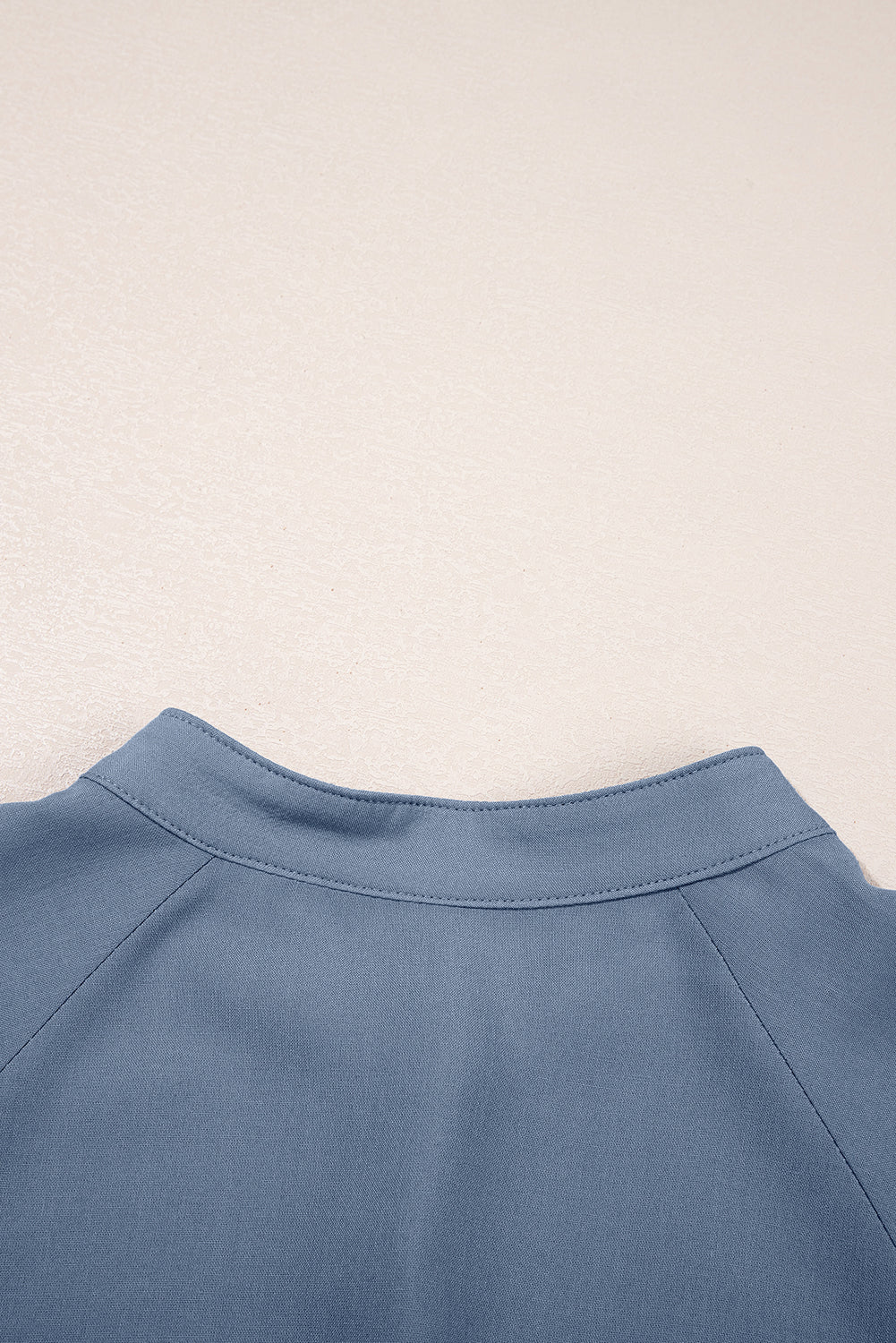 Ashleigh Blue Hidden Buttons Short Sleeve Ruffle Tiered Long Flared Dress