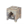 Moroccan Arch Cutout Soapstone Oil Burner