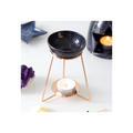 Purple Star Sign Oil Burner on Metal Base