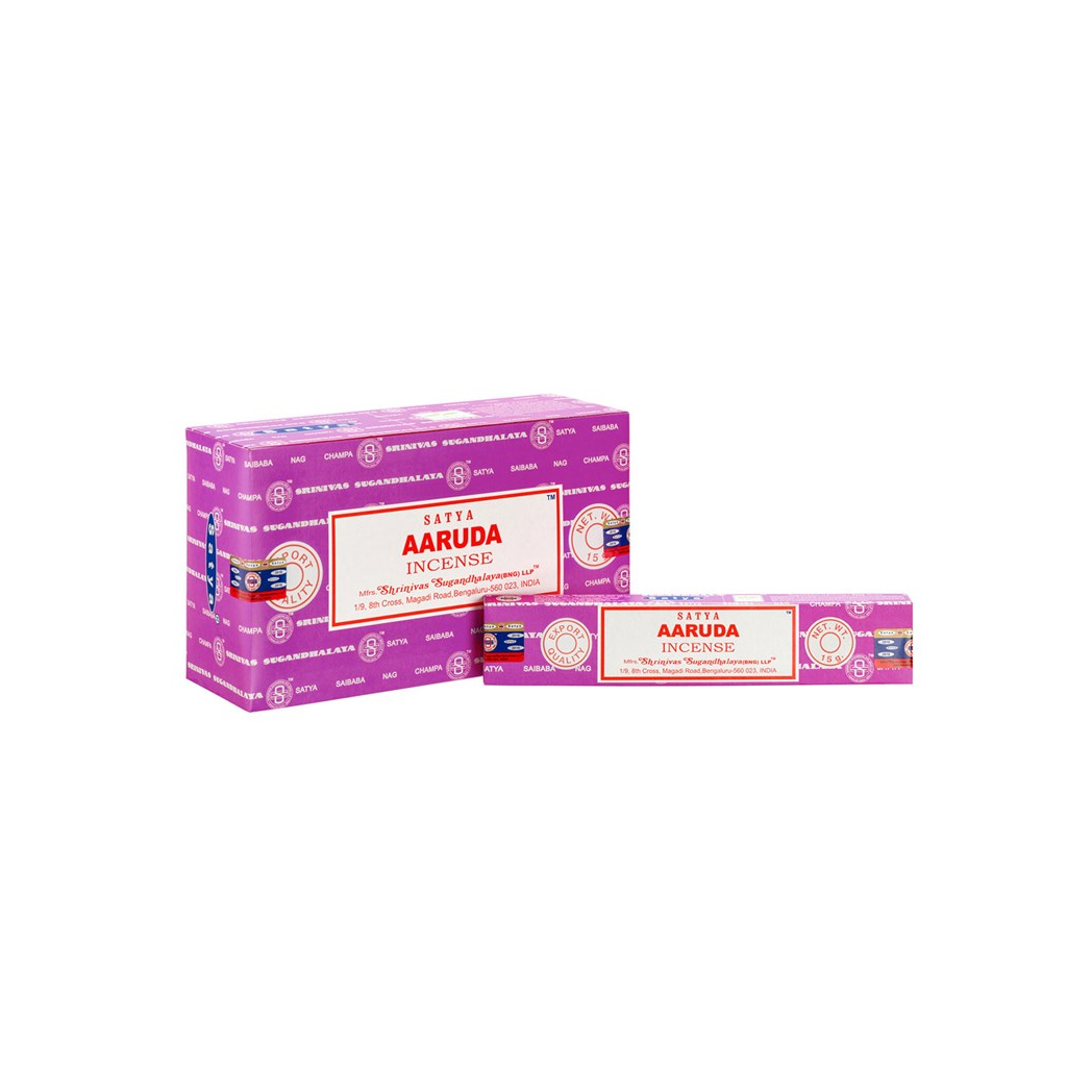 Set of 12 Aaruda Incense Sticks by Satya (12/50)