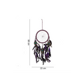 Purple Peacock Feather Dreamcatcher