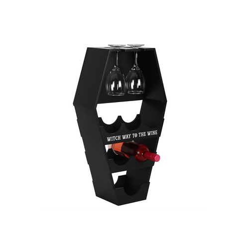 Coffin Wine Shelf