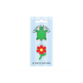 Set of 2 Turtle and Flower Pin Badges