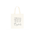 Full of Crystals Polycotton Tote Bag