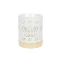 Matte Ceramic Butterfly Oil Burner