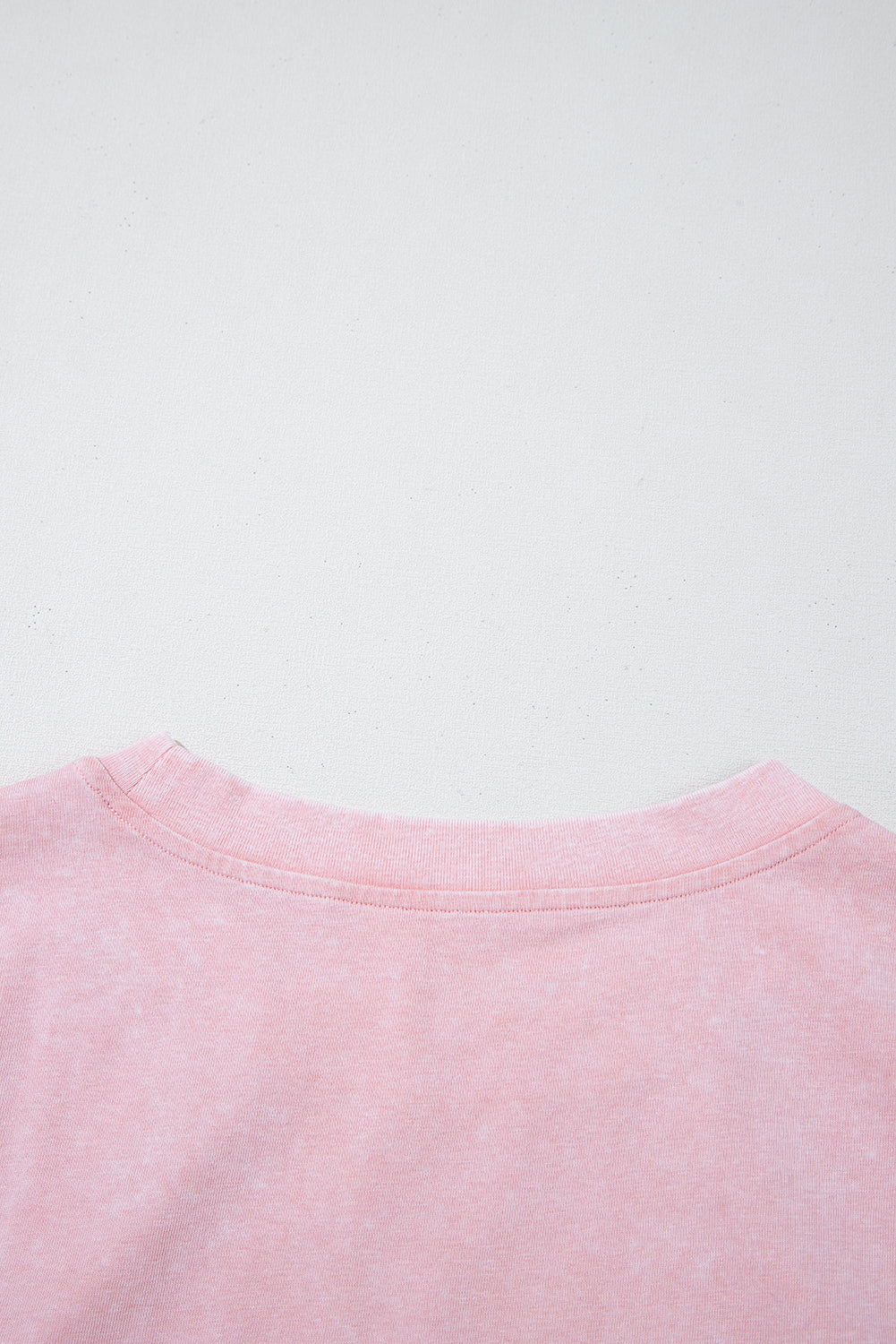 Light Pink 2 Pieces Mineral Wash Cotton Tank Top Lined Split Skirt Set