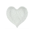 Glitter Heart Shaped Angel Wing Trinket Dish