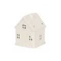 White Gingerbread House Tealight Holder
