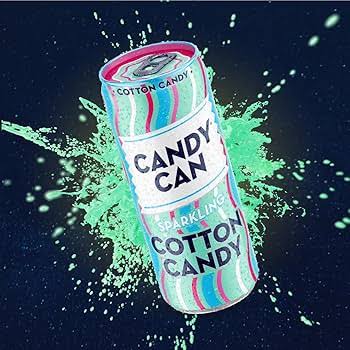 Candy Can Sparkling Cotton Candy Flavour Cans 12 x 330ml