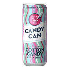 Candy Can Sparkling Cotton Candy Flavour Cans 12 x 330ml