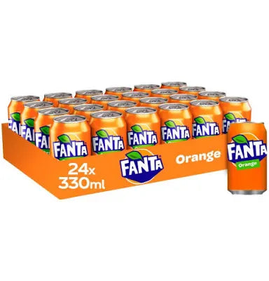 Fanta Orange Cans 24 x 330ml