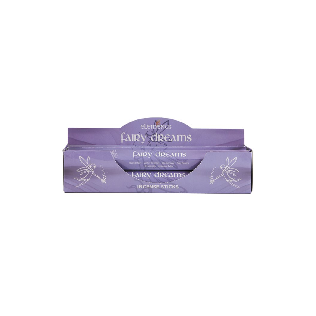 Set of 6 Packets of Elements Fairy Dreams Incense Sticks