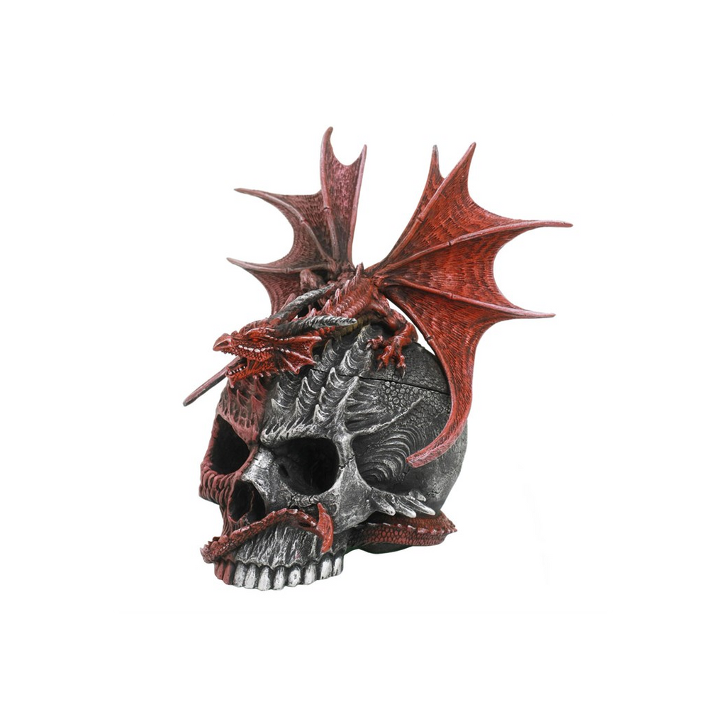 Serpent Infection Lidded Skull Ornament by Spiral Direct