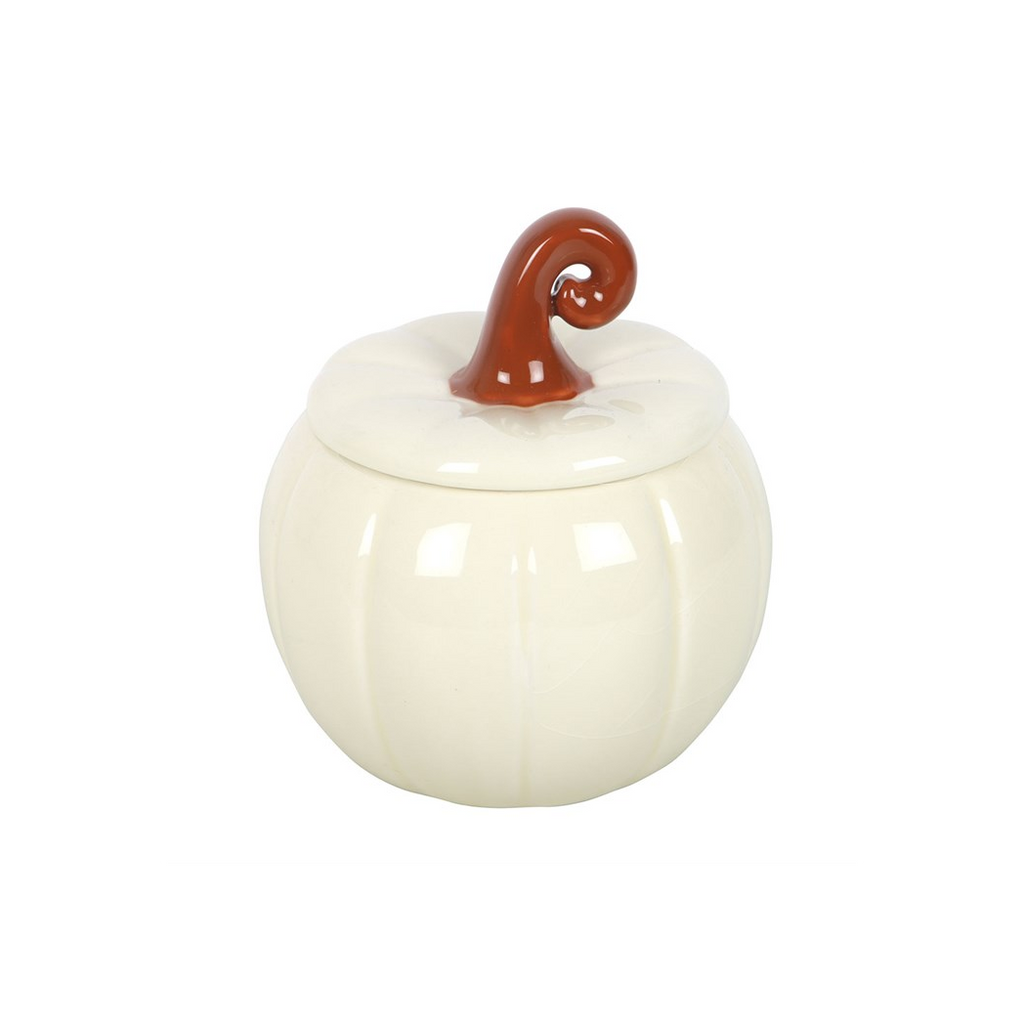 White Curly Pumpkin Oil Burner