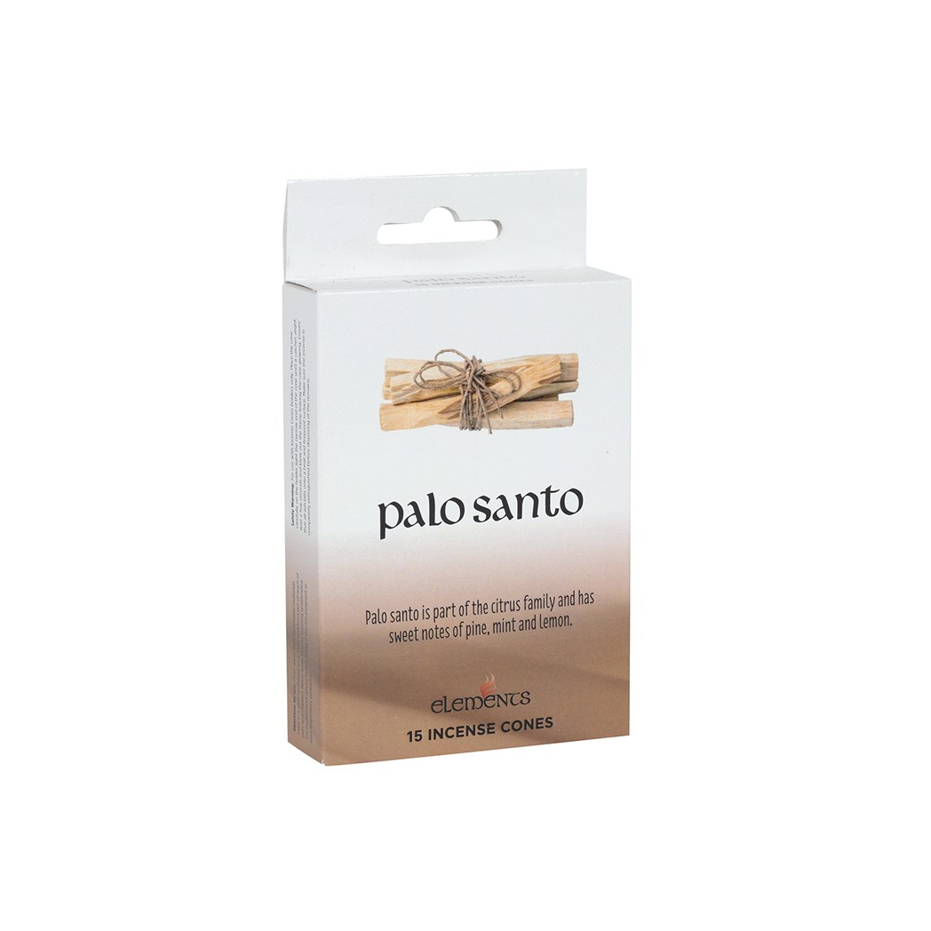 Set of 12 Packets of Elements Palo Santo Incense Cones