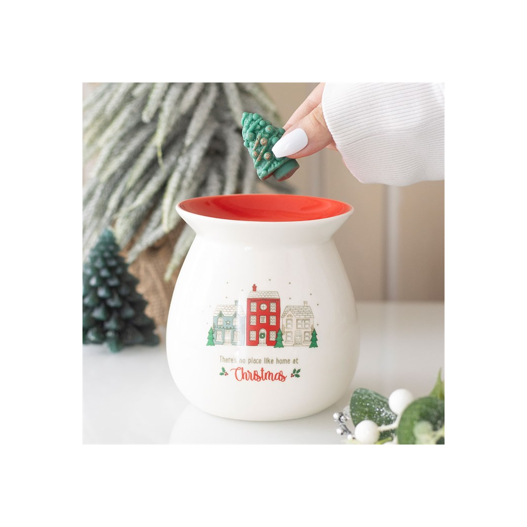 No Place Like Home Ceramic Wax Melt Burner Gift Set
