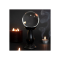 Small Clear Crystal Ball on Stand