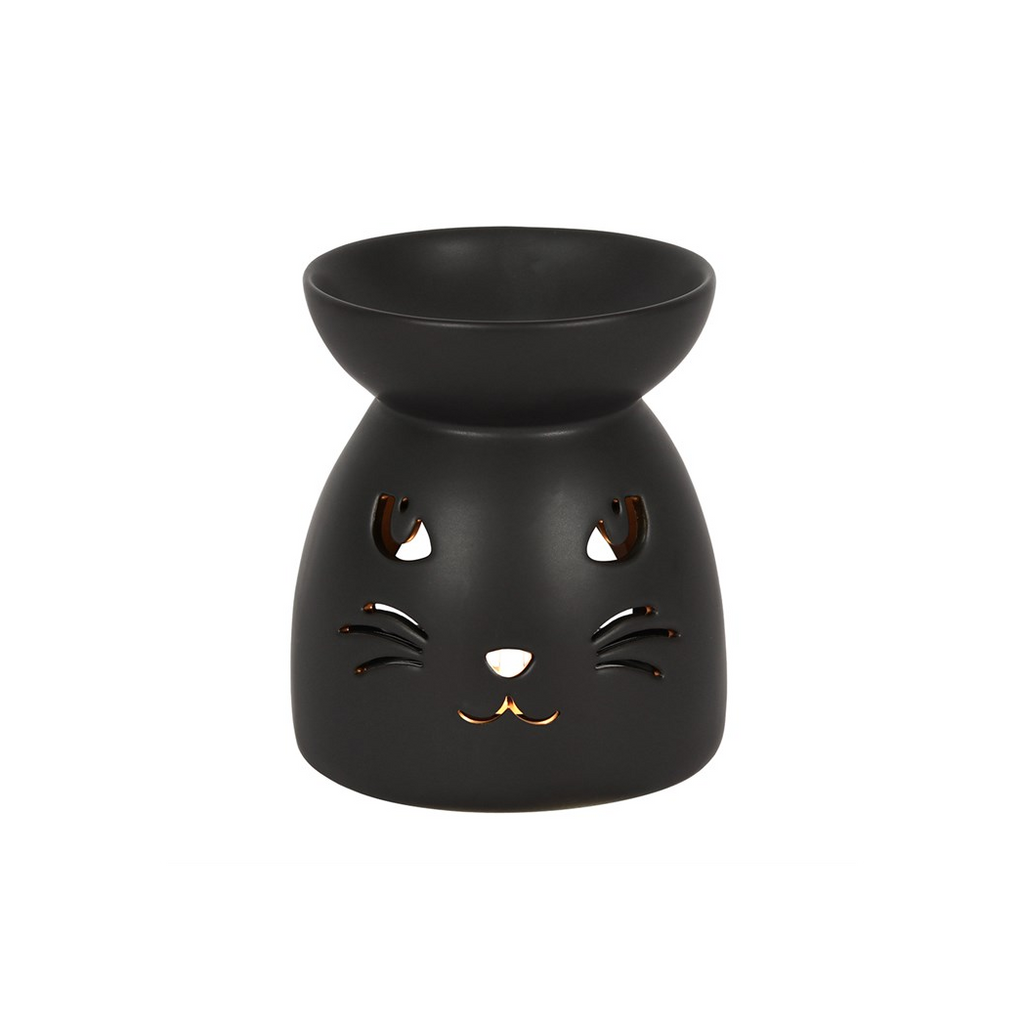 Black Cat Cut Out Oil Burner and Wax Warmer