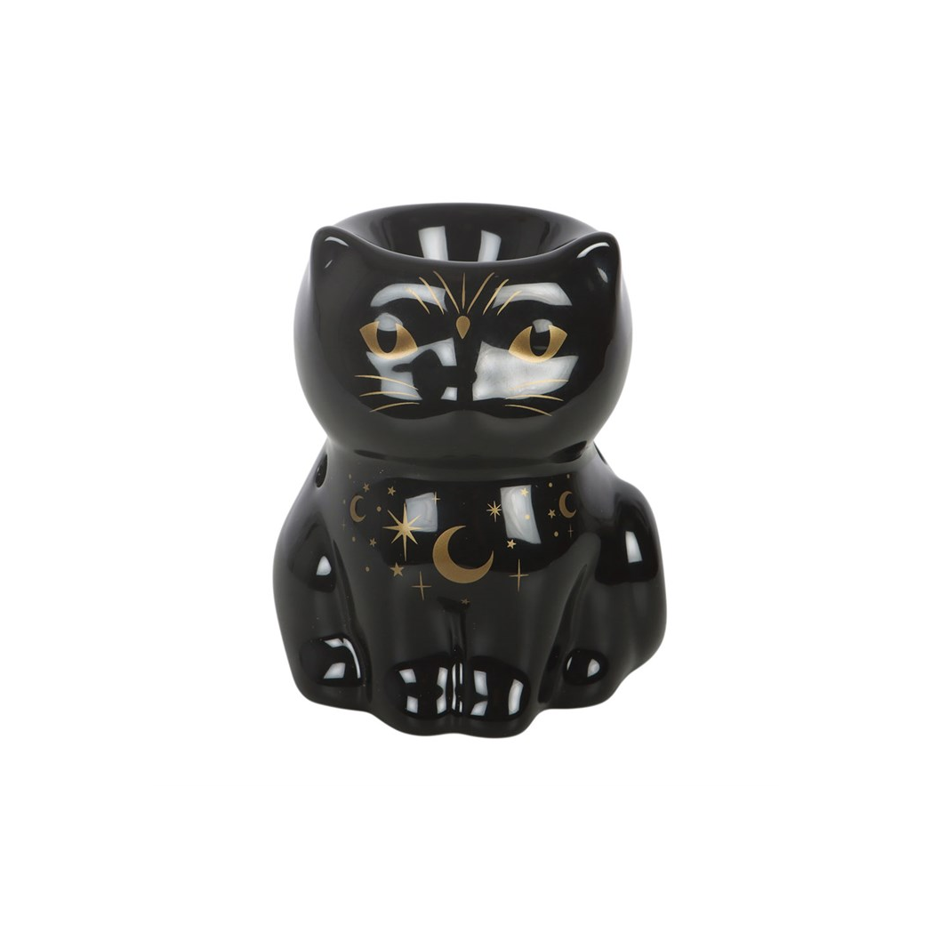 Black Cat Magick Oil Burner