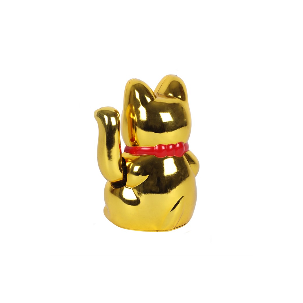 6 Inch Gold Money Cat