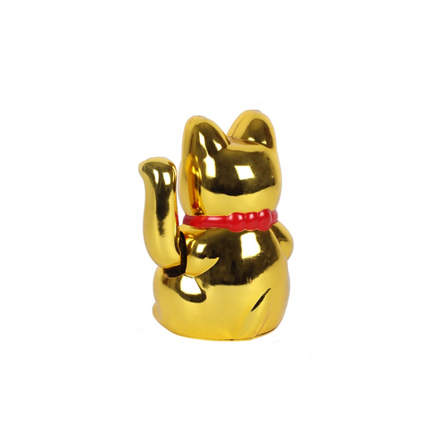 6 Inch Gold Money Cat