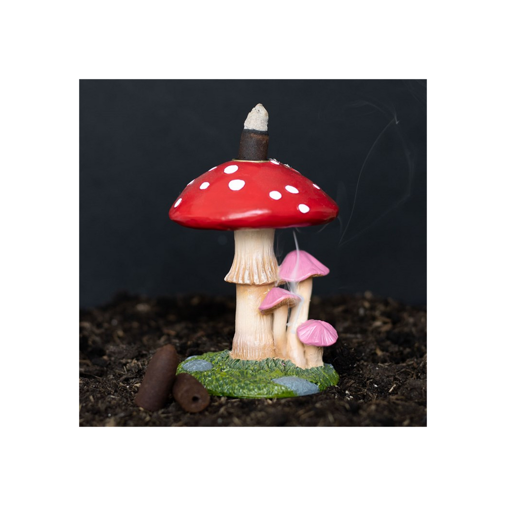 Mushroom Backflow Incense Burner