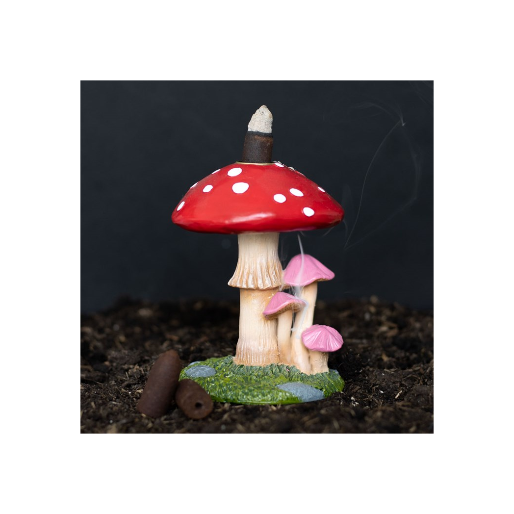 Mushroom Backflow Incense Burner