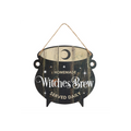 Witches Brew Cauldron MDF Hanging Sign