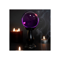 Small Purple Crystal Ball on Stand