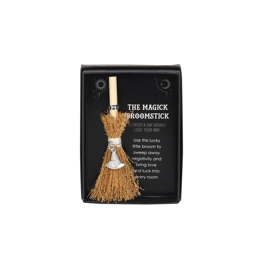 Witch Hat Mini Magick Broomstick