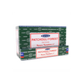 12 Packs of Patchouli Forest Incense Sticks by Satya