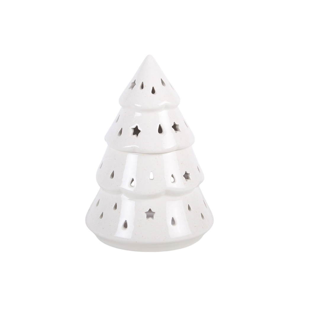 White Winter Fir Tree Oil Burner