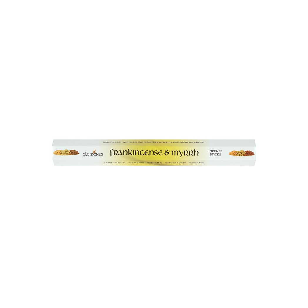 Set of 6 Packets of Elements Frankincense and Myrrh Incense Sticks