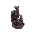 Bronze Effect Buddha Backflow Incense Burner