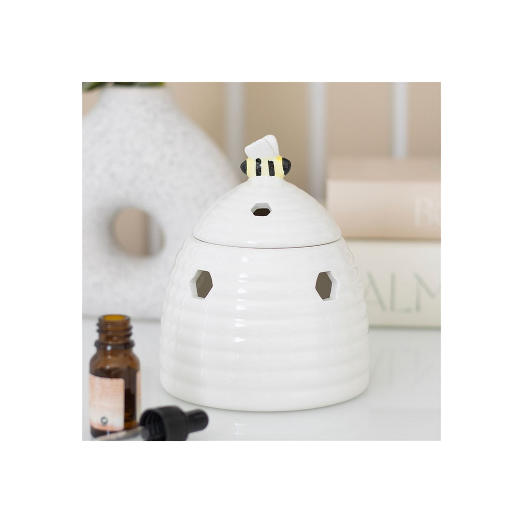 White Beehive Oil Burner