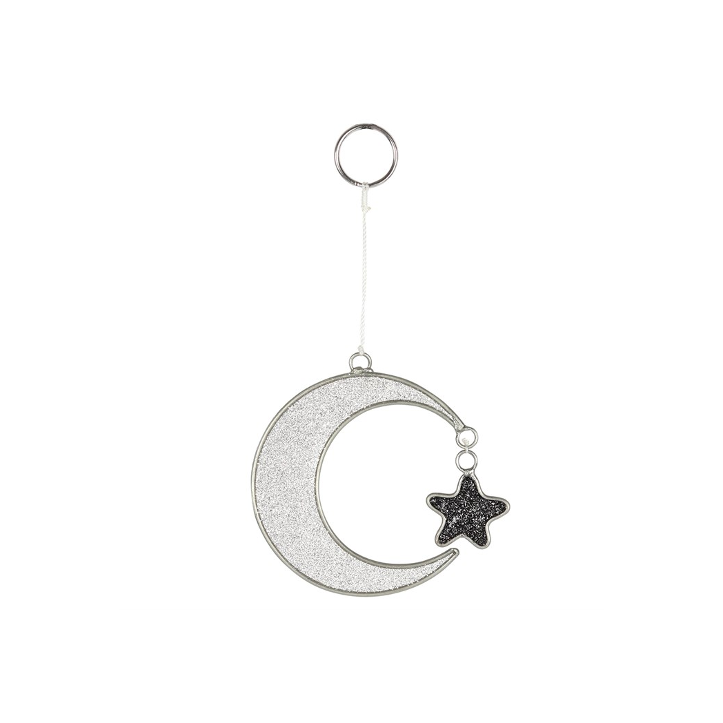 Mystical Crescent Moon Suncatcher